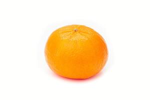 färsk orange frukt på vit bakgrund foto
