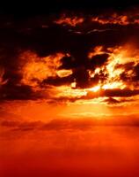 solnedgång himmel bakgrund foto