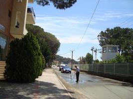 Durres, Albanien - 25 maj 2017 arkitektur, landskap foto