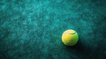 ai genererad tennis annons bakgrund med kopia Plats foto