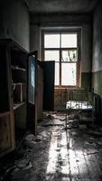 pripyat, Ukraina, 2021 - hus i Tjernobyl foto