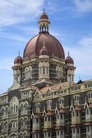 Mumbai, Indien, 9 oktober 2015 - Taj Mahal Palace Hotel i Mumbai, Indien. detta femstjärniga hotell öppnades 1903 och har 560 rum och 44 sviter. foto