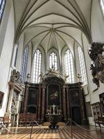 berlin 2019- kyrkan St. Mary Cathedral inne i valven foto