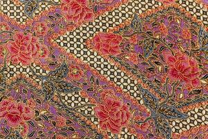 indonesiska arv traditionell java batik mönster foto