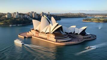 ai generativ sydney sydneyaustralien07112018 sydney opera hus foto