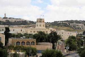 utsikt över jerusalem i israel foto