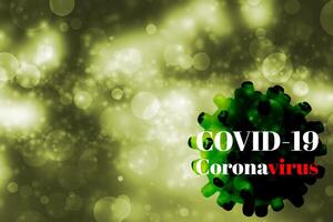 abstrakt bakgrund av coronavirus sjukdom foto