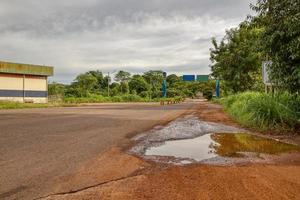 motorväg i staden Cassilandia foto