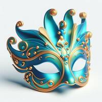 ai genererad venetian karneval mask. tradition och glamour foto