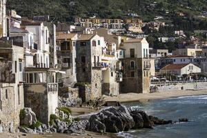 cefalu, sicilien närbild detalj foto