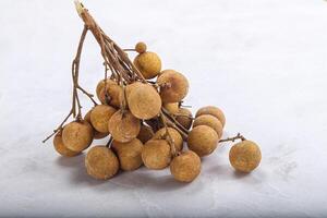 mogen ljuv tropisk longan frukt foto