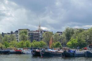 de stad av amsterdam foto