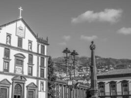 de stad av funchal på madeira ö foto