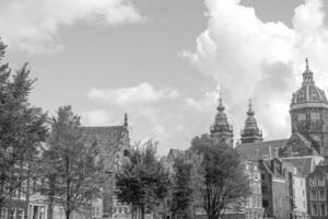 de dutch stad av amsterdam foto