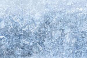 vinter- mönster fönster träd, abstrakt säsong- is bakgrund foto