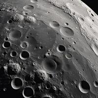 ai genererad yta av de måne foto