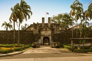 fort san pedro, en militär försvar strukturera i cebu, filippinerna foto