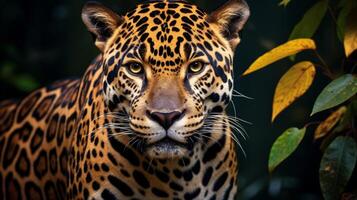 ai genererad jaguar hög kvalitet bild foto