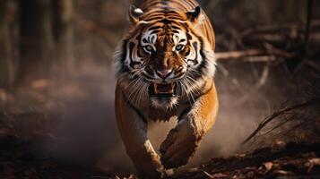 ai genererad tiger hög kvalitet bild foto