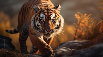 ai genererad tiger hög kvalitet bild foto