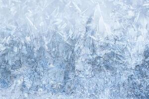vinter- mönster fönster träd, abstrakt säsong- is bakgrund foto