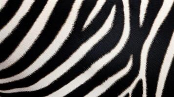 ai genererad zebra Ränder bakgrund foto