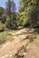 landskap och spår av de skön natur av de sierra de cazorla, jaen, Spanien. natur semester begrepp. foto