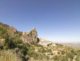 iruela slott i de skön natur av de sierra de cazorla, jaen, Spanien. foto