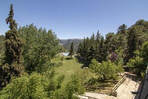 visningar från de terrass av de hotell parador nacional i de skön natur av de sierra de cazorla, jaen, Spanien. foto