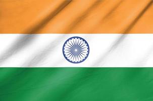 Indiens tygflagga foto