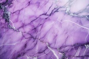 ai genererad lila marmor yta textur bakgrund foto