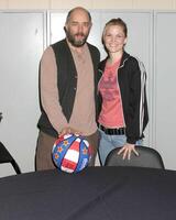 richard schiff rachel Kimsey harlem globetrotters spel häftklamrar Centrum los angeles, ca februari 20, 2006 foto