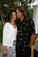 sam Kevin sorbo anländer på de 10:e årlig designcare välgörenhetsgala gynnas de hollyrod fundament på en privat bostad i malibu, ca på juli 19, 2008 foto