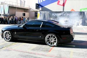 kitt - 2008 shelby kobra mustang riddare ryttare kitt avslöjande nbc halvvägs december 12, 2007 burbank, ca 2007 foto