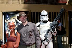 ahsoka tano karaktär dave filoni stjärna krig de klona krig premiär egyptisk teater los angeles, ca augusti 10, 2008 foto