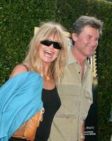 goldie hawn kurt russell en far. . . en son en gång på en tid i hollywood akademi av rörelse bild konst och vetenskaper los angeles, ca juli 14, 2005 foto