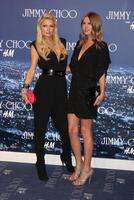 paris nicky hilton anländer på de jimmy choo för hm lansera fest privat bostad väst hollywood, ca november 2, 2009 foto