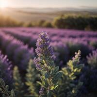 ai genererad mång blomma tapet foto