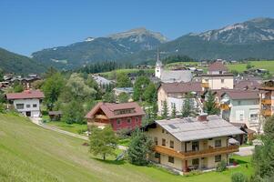 se av abtenau i salzburger land, Österrike foto