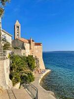 de gammal stad av gnugga, kroatien foto