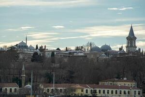 topkapi palats se från istanbul bosphorus kryssning foto