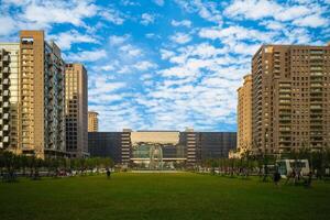 hall square vid taichung stadsfullmäktige i taichung, taiwan foto