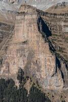 Monte perdido i ordesa nationell parkera, huesca. Spanien. foto