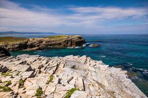klippig kust av Spanien. galicia foto