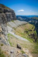 faja de las flores, ordesa y Monte perdido nationell parkera, Spanien foto