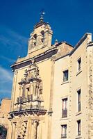 parador nacional av cuenca i castille la mancha, Spanien. foto