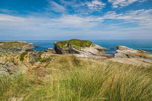 klippig kust av Spanien. galicia foto