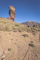 teide nationell parkera roques de garcia i tenerife på kanariefågel öar foto