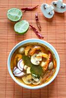 thai tom yum soppa foto