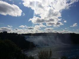 unik vatten visningar i niagara falls stat parkera foto